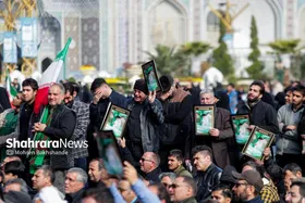 میدان&zwnj;داری متفاوت مشهدی&zwnj;ها در سوگ رهبر شهید