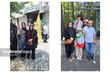 گزارش تصویری | حضور شگفت انگیز مردم تهران در شرایط جنگی به صورت خانوادگی در نماز جمعه