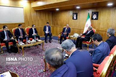عکس‌هایی از دیدارهای مهمانان مراسم تحلیف با رئیس جمهور
