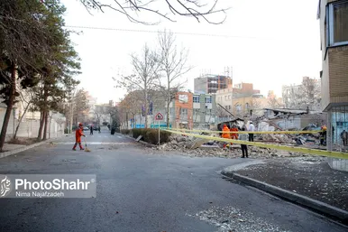 تصاویری از انفجار یک منزل مسکونی در ابوذر غفاری مشهد