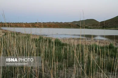 عکس‌هایی از دریاچه بزنگان در خراسان رضوی