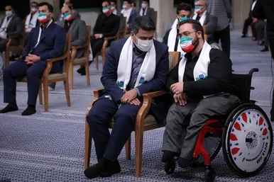 دیدار قهرمانان المپیک و پارالمپیک ایران در بازی‌های ۲۰۲۰ توکیو با رهبر معظم انقلاب