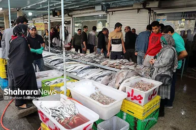 بازار ماهی فروشان شهرک عرب‌های مشهد