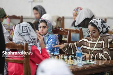 گزارش تصویری | مسابقات کشوری شطرنج دختران در مشهد