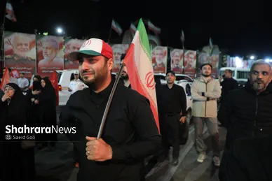 گزارش تصویری | وداع با پیکر سردار شهید حسین ظریفی در دویست‌ودهمین شب اجتماع مشهدی‌ها