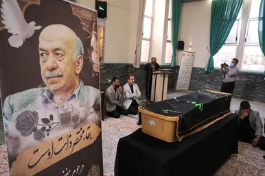 تشییع پیکر مرحوم «مهدی صباغی»