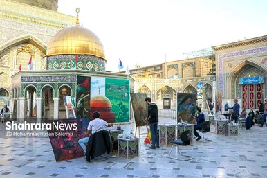 رویداد هنری «من القدس، الی القدس» در حرم مطهر رضوی