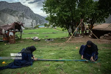 «شیردنگ بافی» در لرستان