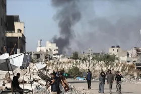 حمله اسرائیل به منزل مسکونی در غزه و شهادت زن باردار