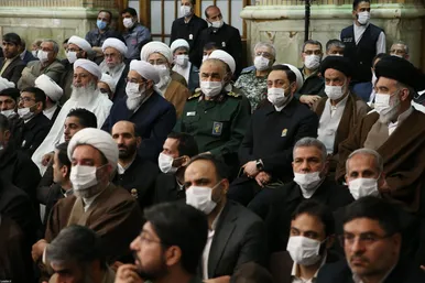 حضور و سخنرانی رهبر انقلاب در اجتماع زائران و مجاوران حرم مطهر رضوی