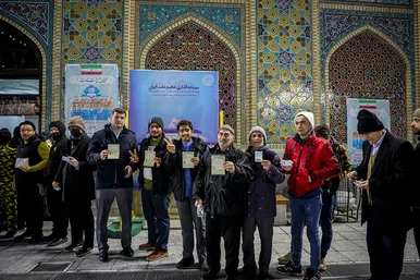 آخرین ساعات رای گیری انتخابات در مشهد مقدس