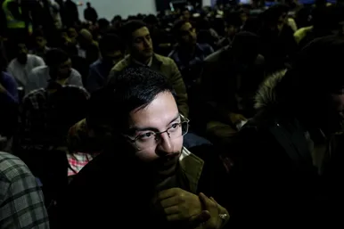 اجتماع دانشجویان بسیجی در دانشگاه فردوسی
