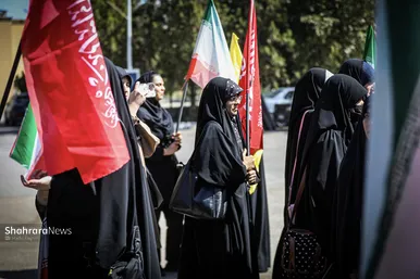 گزارش تصویری | تجمع دانشجویان انقلابی در مشهد