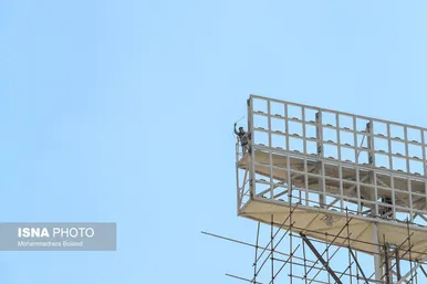 گزارش تصویری | آخرین وضعیت بازسازی ورزشگاه آزادی
