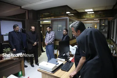 بازدید جمعی از مسئولین شهری و استانی مشهدمقدس از موسسه فرهنگی شهرآرا (۵) (۱۷ مرداد ۱۴۰۳)