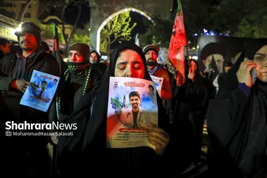 گزارش تصویری | وداع با پیکر مطهر پرستار شهید «حسین عشقی» در مشهد
