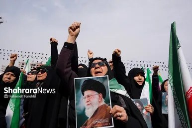 گزارش تصویری | راهپیمایی روز قدس ۱۴۰۴ در مشهد - ۵
