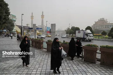 آلودگی شدید هوا در مشهد(۲۷ تیرماه ۱۴۰۲)
