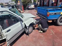 ۴ مصدوم در اثر برخورد شدید خودرو با جایگاه پمپ بنزین در نزدیک مشهد (۸ خرداد ۱۴۰۵)
