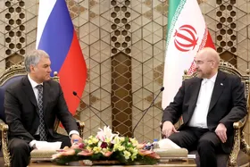 تاکید قالیباف بر اجرای قرارداد ۲۵ ساله ایران و روسیه| والودین: تهدیدات مانع توسعه روابط ما نمی&zwnj;شود+ فیلم