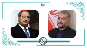 گفت&zwnj;وگوی تلفنی وزرای خارجه ایران و سوریه| تاکید طرفین بر اراده جدی در توسعه روابط دوجانبه