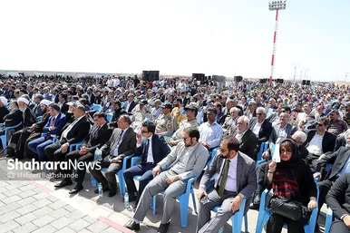 افتتاح فرودگاه گناباد با حضور رئیس مجلس و وزیر راه
