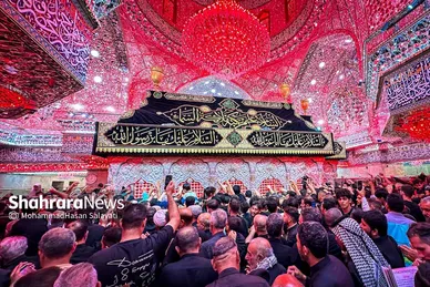 گزارش تصویری | حال و هوای کربلای معلی در شب جمعه ، شب زیارتی سیدالشهدا (ع)، در آستانه اربعین حسینی
