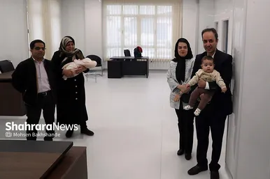مراسم افتتاح مرکز درمان ناباروری بیمارستان رضوی