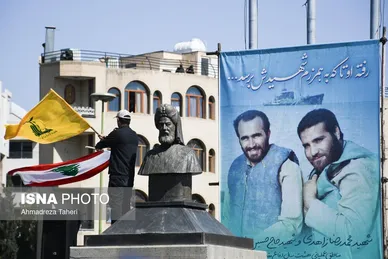 تشییع باشکوه پیکر سردار شهید زاهدی در اصفهان