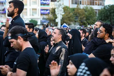 خیمه سوزان عصر عاشورا در مشهد