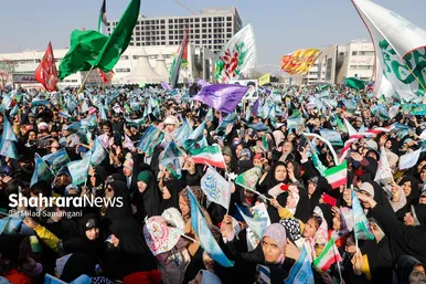 گزارش تصویری | اجتماع عظیم منتظران ظهور در مشهد (۲۶ بهمن ۱۴۰۳)