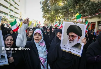 گزارش تصویری | راهپیمایی جمعه «خشم و نصر» در مشهد
