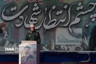 تشییع باشکوه پیکر سردار شهید زاهدی در اصفهان