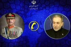 گفت&zwnj;وگوی تلفنی فرمانده ارتش پاکستان و عراقچی