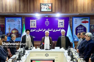 گزارش تصویری | دیدار محمدرضا قلندر شریف ،شهردار مشهد با حجت الاسلام زرندی رئیس کل دادگستری استان خراسان رضوی
