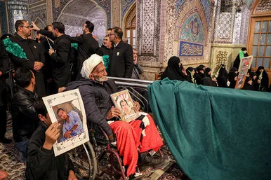 تشییع با شکوه ۳ شهید مدافع امنیت در مشهد