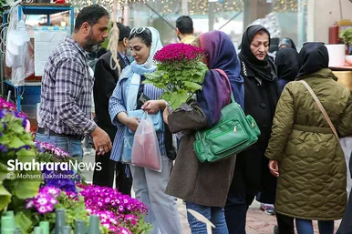 حال و هوای بازار گل در آستانه عید نوروز