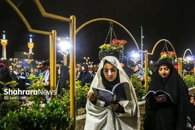 گزارش تصویری | مراسم احیای سومین شب قدر در حرم مطهر امام رضا (ع)