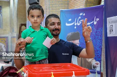عکس‌هایی از مرحله دوم انتخابات چهاردهمین دوره ریاست‌جمهوری در مشهد (۳)
