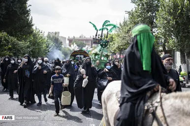 کاروان نمادین اسرای کربلا «بنی اسد»