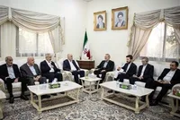 دیدار لاریجانی با جمعی از رهبران حماس در دوحه + تصاویر (۲۲ بهمن ۱۴۰۴)