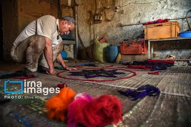 گزارش تصویری | مشاغل فراموش‌شده؛ «نمدمالی»