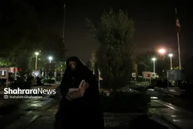 مراسم احیای شب ۲۱ ماه رمضان در بهشت رضا(ع)