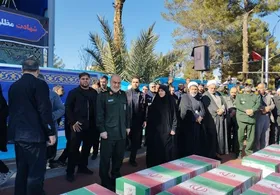 سرلشکر سلامی: انتقام &zwnj;همه شهیدانمان گرفته خواهد شد+ فیلم
