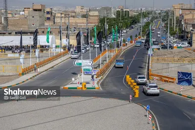 بهره‌برداری از پل دوم و اصلاح هندسی ورودی جاده سرخس به مشهد