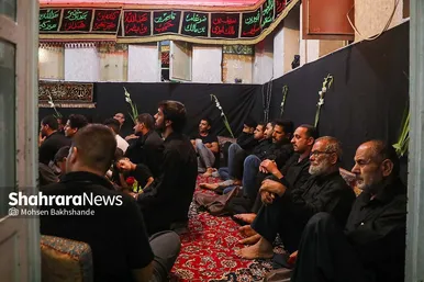 آیین سینی گردانی حضرت قاسم علیه السلام در شب هشتم محرم
