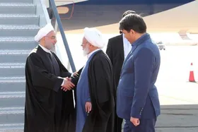 رییس جمهوری وارد یزد شد