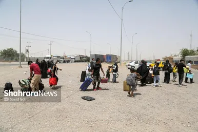 گزارش تصویری | روند خروج مهاجران افغانستانی غیرمجاز از مرز دوغارون
