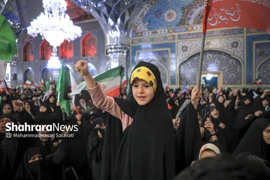 گزارش تصویری | مراسم چهلمین روز شهادت رهبر شهید انقلاب اسلامی در حرم مطهر رضوی