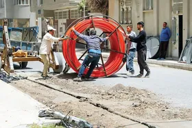 اجرای بالغ بر ۹۴۰ کیلومتر حفاری برای ایجاد شبکه فیبر نوری در شهر مشهد